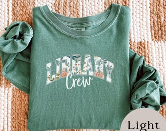 Library Crew Shirt, Library Staff Shirt, Librarian Gift, Librarian Shirt, Library Assistant Shirt