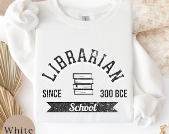 Collegiate Style School Librarian Sweatshirt
