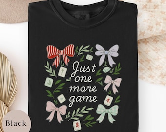 Mahjong Shirt, Cute Mahjong Tee, Mahjong Gift, Gaming Shirt, Mahjong Lover Top, Comfort Colors 1717