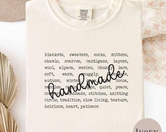 Knitter Tshirt, Knitting Tee, Crochet Shirt, Yarn Lover Shirt, Crafter Shirt
