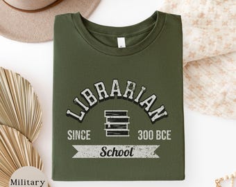 School Librarian Shirt, Funny Librarian Shirt, Gift for Librarian