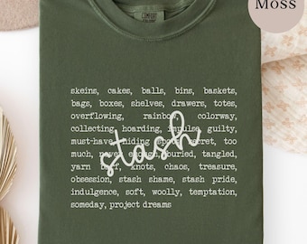 Knitter Tshirt, Knitting Tee, Yarn Lover Shirt, Crochet Shirt
