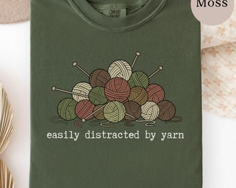 Knitter Shirt, Knitting Lover Shirt, Crochet Lover Shirt, Yarn Lover Shirt, Fiber Artist Shirt, Gift for Yarn Lover, Gift for Knitter