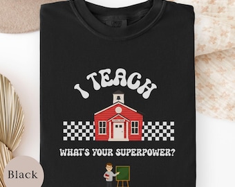 Retro Teacher Shirt, Unisex Teacher Shirt, Classroom Gift, School Apparel