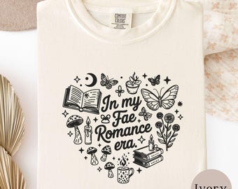 Fairy Fantasy Book Lover Tee, Comfort Colors 1717, Fantasy Book Lover Shirt, Book Lover Shirt, Gift for Book Lover