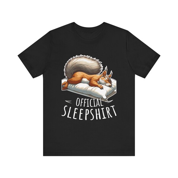 Official Sleepshirt Napping Sleeping Squirrel Unisex T-Shirt