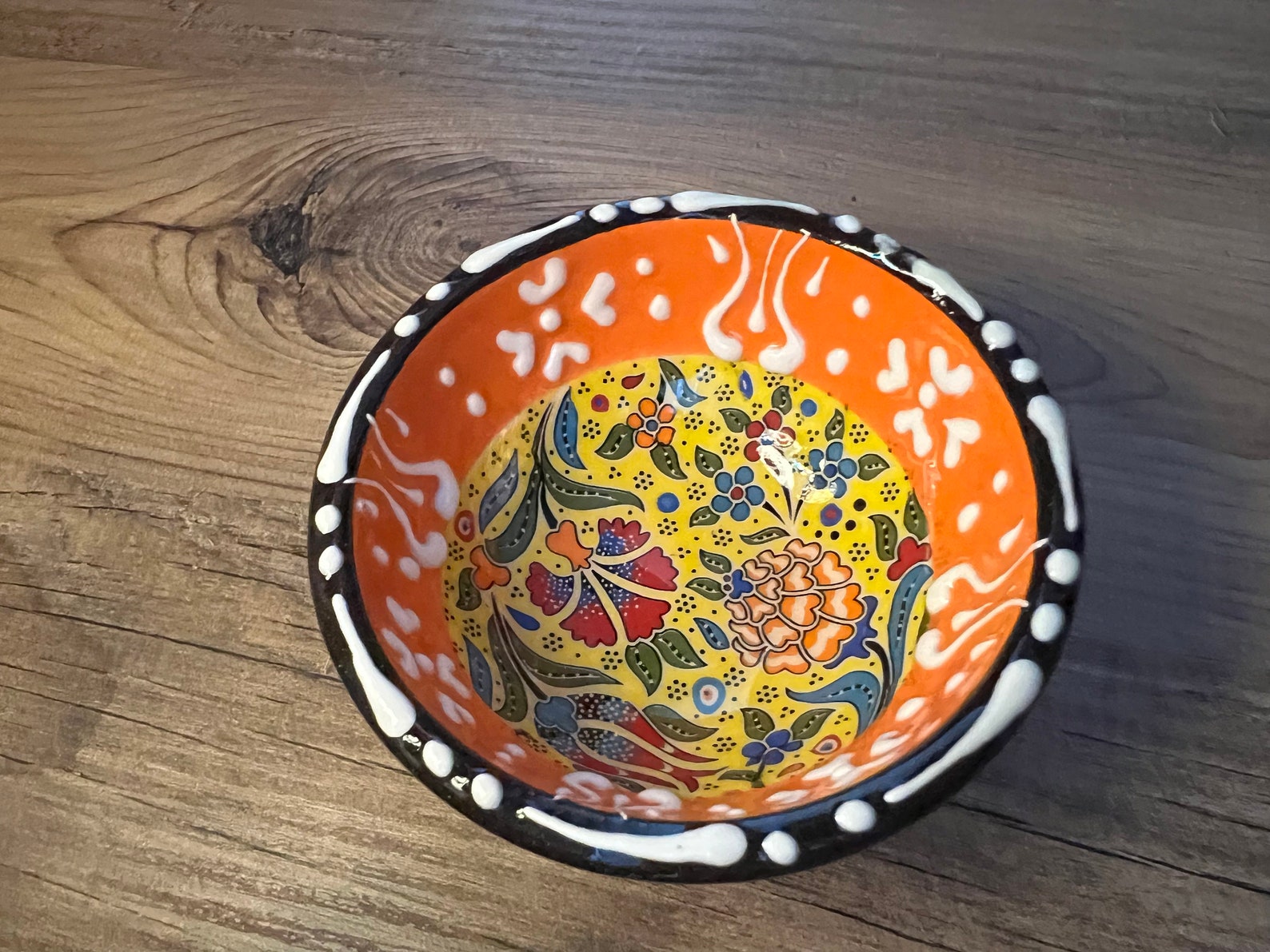 Turkish Ceramic Bowl, Handmade Ceramic Bowl, Set of 6 Beautiful Bowl