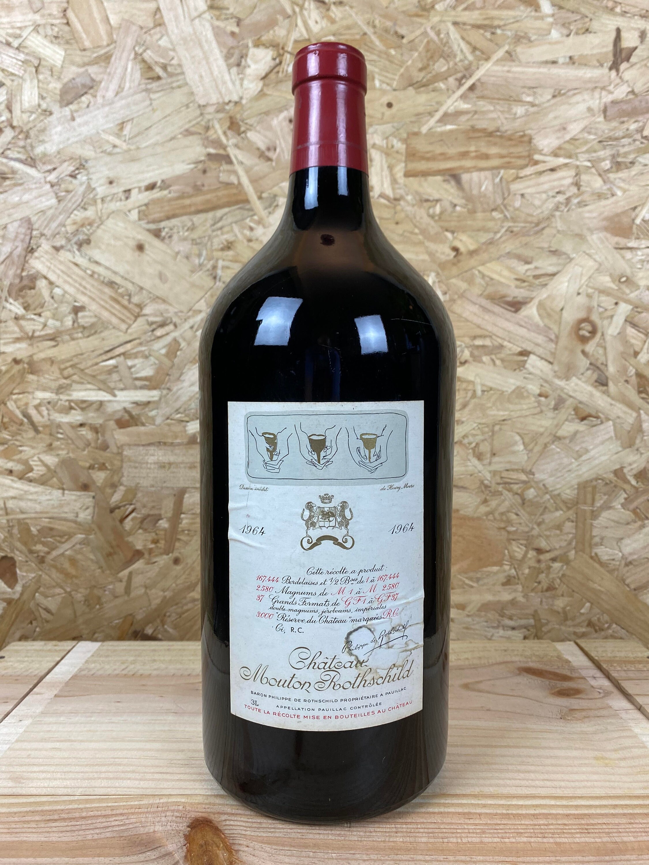 早割ex Château Mouton Rothschild, 1964, Designed by Henry Moore ワイン