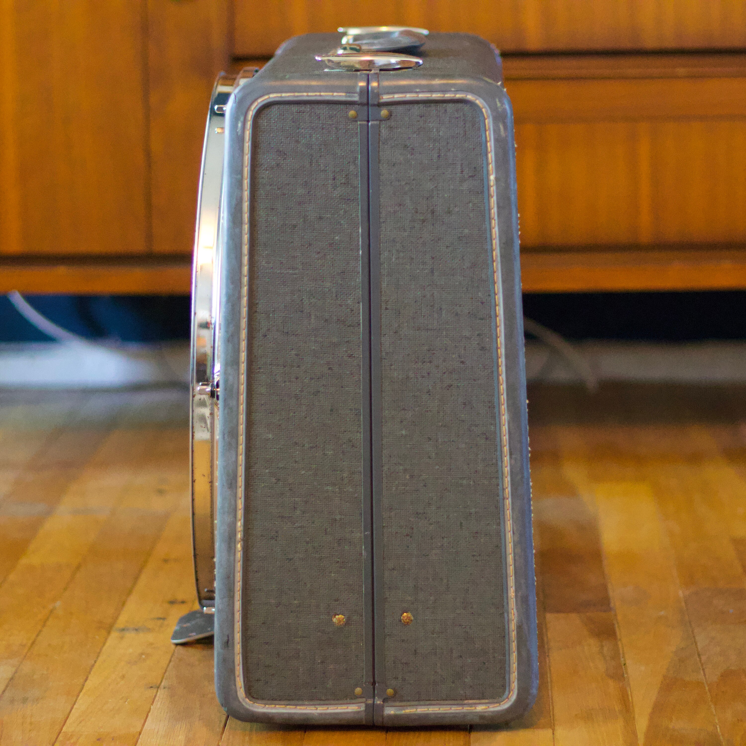 Vintage Suitcase Kick Drum Etsy