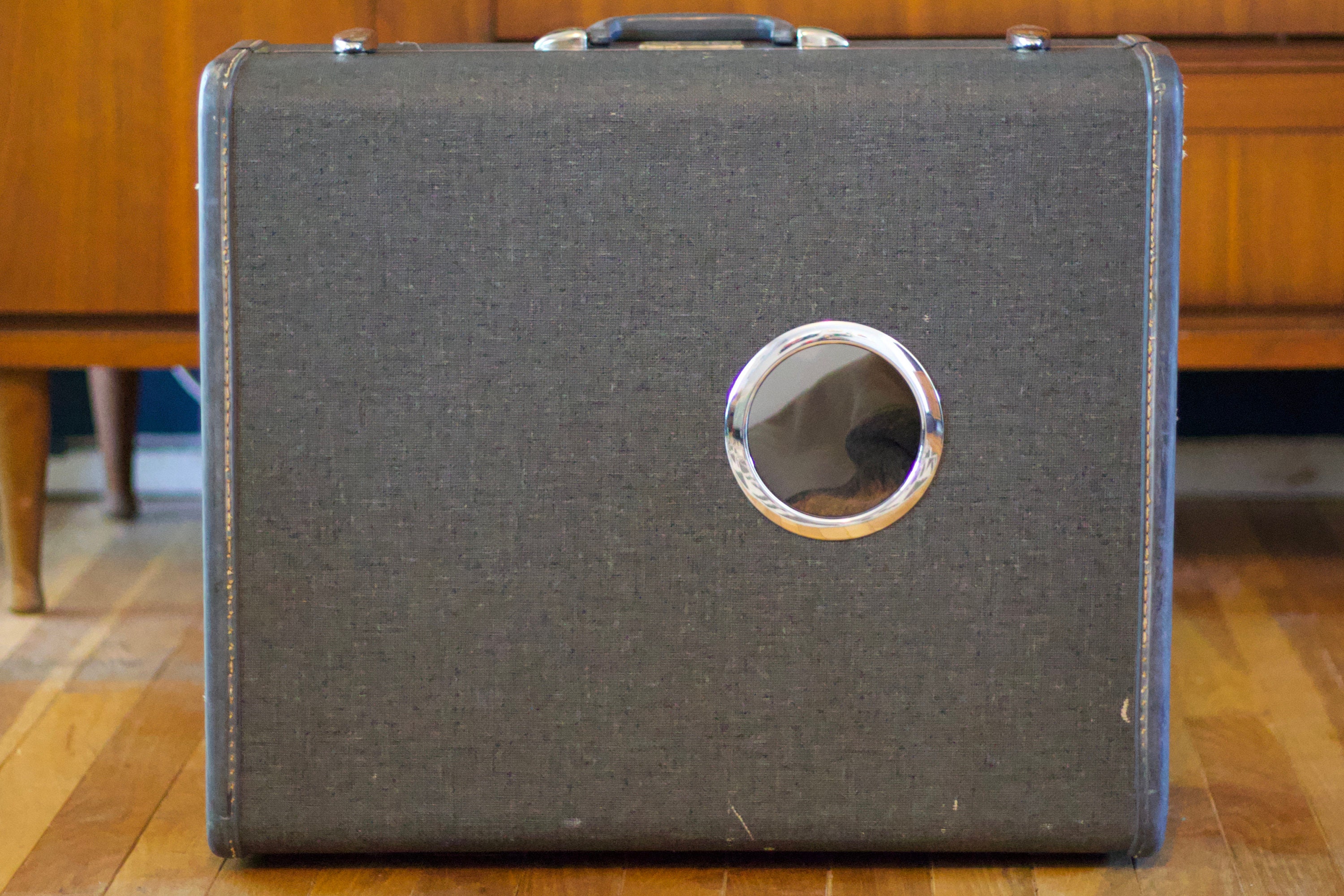 Vintage Suitcase Kick Drum Etsy