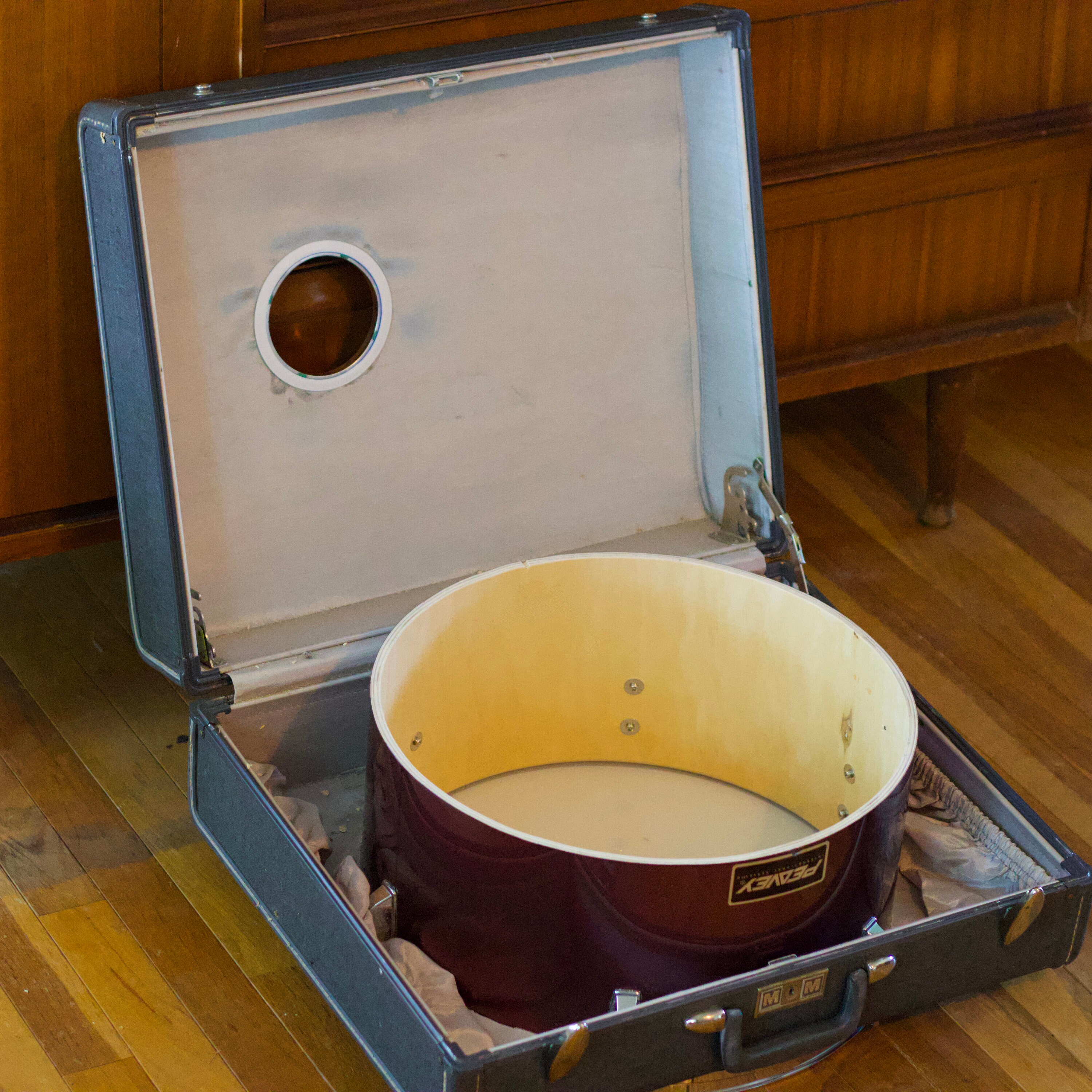 Vintage Suitcase Kick Drum Etsy