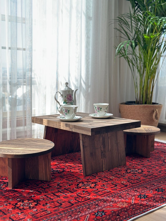 Japanese Low Table, Kang Table, Solid Wood, Small Table
