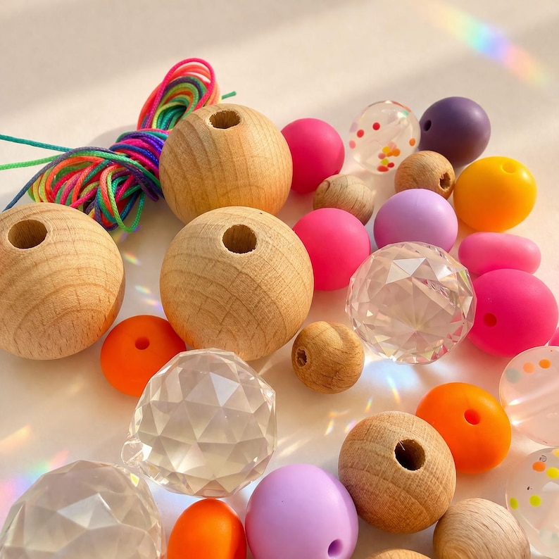 DIY Suncatcher Party Favors for Children's Birthdays – Craft Kit for Kids, Make Your Own Suncatcher, Set for 3 Children image 7
