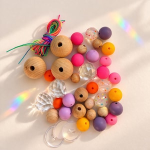 DIY Suncatcher Party Favors for Children's Birthdays – Craft Kit for Kids, Make Your Own Suncatcher, Set for 3 Children image 1