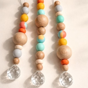 DIY Suncatcher Craft Kit “Sunset” – for 3 suncatchers – creative craft idea for children's birthdays, small gift idea for children's birthdays image 2