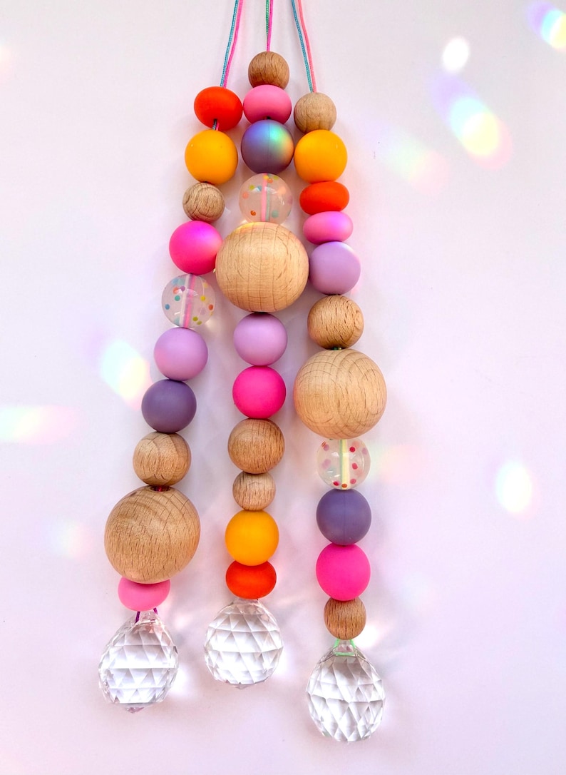DIY Suncatcher Party Favors for Children's Birthdays – Craft Kit for Kids, Make Your Own Suncatcher, Set for 3 Children image 11