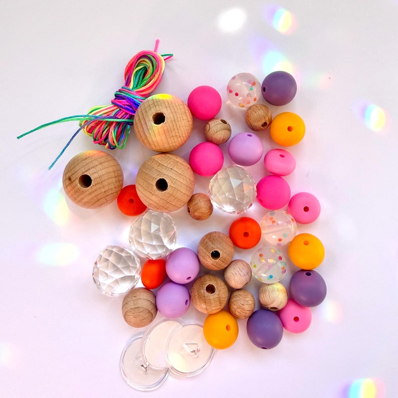 DIY Suncatcher Party Favors for Children's Birthdays – Craft Kit for Kids, Make Your Own Suncatcher, Set for 3 Children image 10