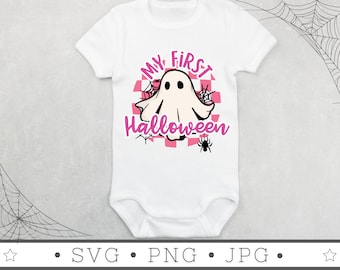 My First Halloween SVG | INSTANT DOWNLOAD | Halloween Svg File | Silhouette Cut Files | Spooky Vibes Svg | Halloween Cricut | Fall Svg