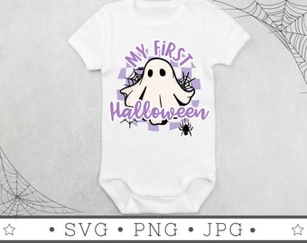 My First Halloween SVG | INSTANT DOWNLOAD | Halloween Svg File | Silhouette Cut Files | Spooky Vibes Svg | Halloween Cricut | Fall Svg