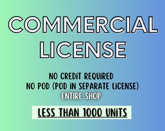 Commercial License for Entire Shop | Trendy Svg | Cricut Files | Silhouette Cut Files