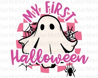 My First Halloween SVG | INSTANT DOWNLOAD | Halloween Svg File | Silhouette Cut Files | Spooky Vibes Svg | Halloween Cricut | Fall Svg