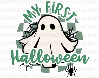 My First Halloween SVG | INSTANT DOWNLOAD | Halloween Svg File | Silhouette Cut Files | Spooky Vibes Svg | Halloween Cricut | Fall Svg