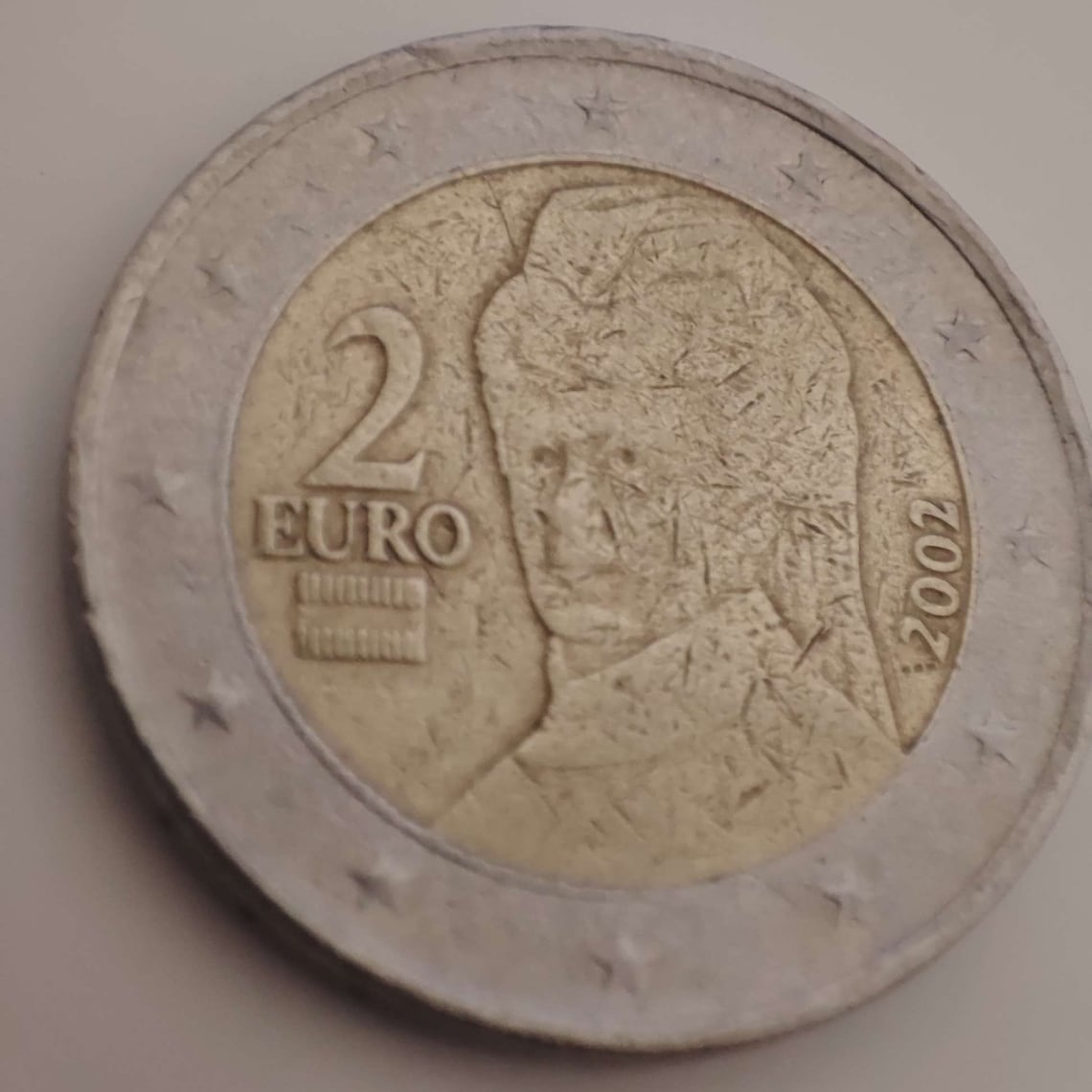 Pièce De 1 Euro France 2000 - Bimétallique - Bon état - Monnaie Circulée