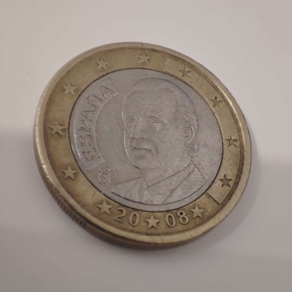 Zeer zeldzame munt van 1 Euro Spanje 2008