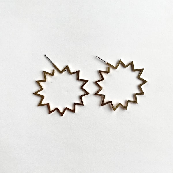 Starburst Costume Jewelry Earrings