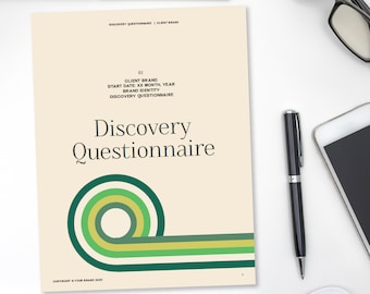 Design Client Questionnaire, Client Onboarding Form, Client Questionnaire Template, Editable Client Intake Form
