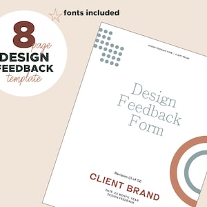 Design Feedback Form | Artwork Feedback Form | Client Feeback Form