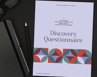 Editable Client Questionnaire Form, Client Questionnaire Template, Design Client Questionnaire, Client Onboarding Form, Client Intake Form