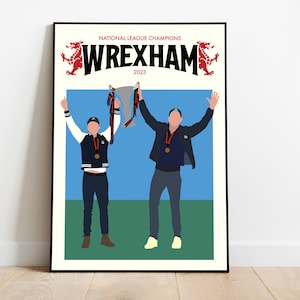 Wrexham - Nationale Liga Kampioenenposter