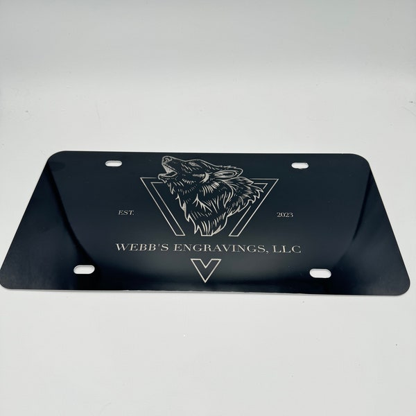 Laser Engraved License Plate, Custom License Plate, Personalized License Plate, Groomsmen Gift, Bridesmaids Gift, Decor