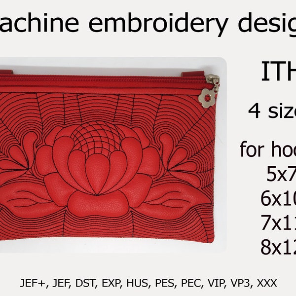 ITH bag embroidery designs  In The Hoop  crossbody bag ITH project For Hoops 5x7 6x10 7x11 8x12