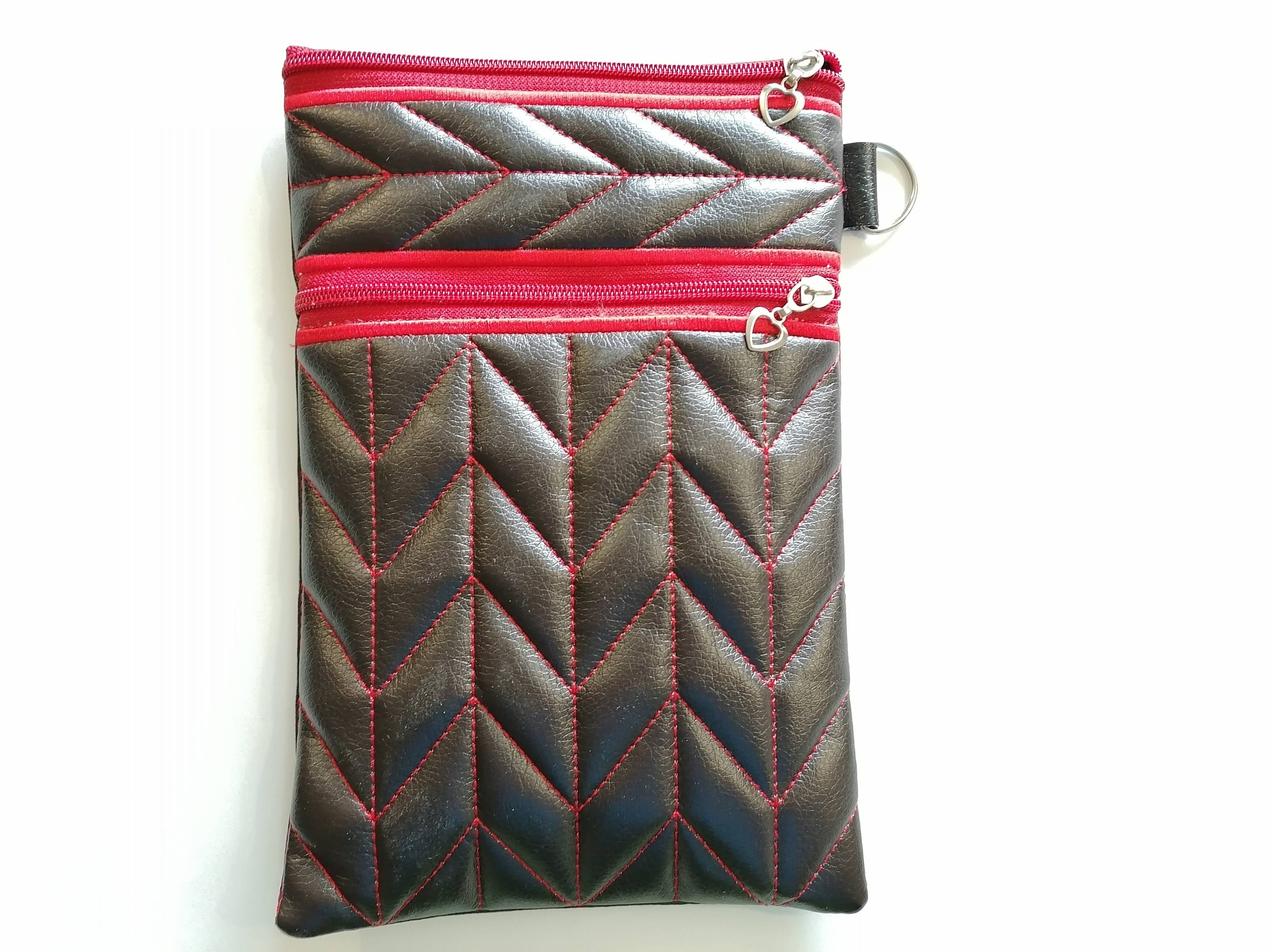 In the Hoop Bag Zipper Bag Embroidery Design ITH Crossbody Bag Etsy