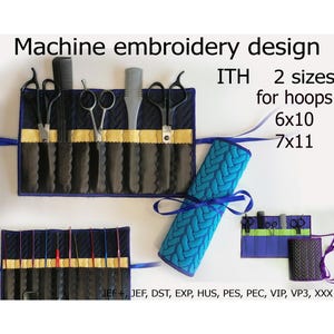 Broderidesign i bågen, ITH-projekt, för bågar 6x10, 7x11