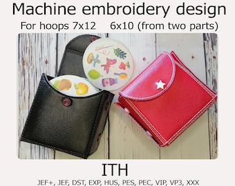 ITH playing cards holder projects In the hoop Playing card case Tutorial  Machine Embroidery design 6x10 hoop embroidery file