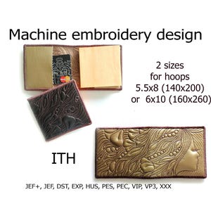 In de hoepel Plaknotitiedoosje borduurontwerp meisje en bloemen ITH Plaknotitiehouder borduurbestand ITH-project