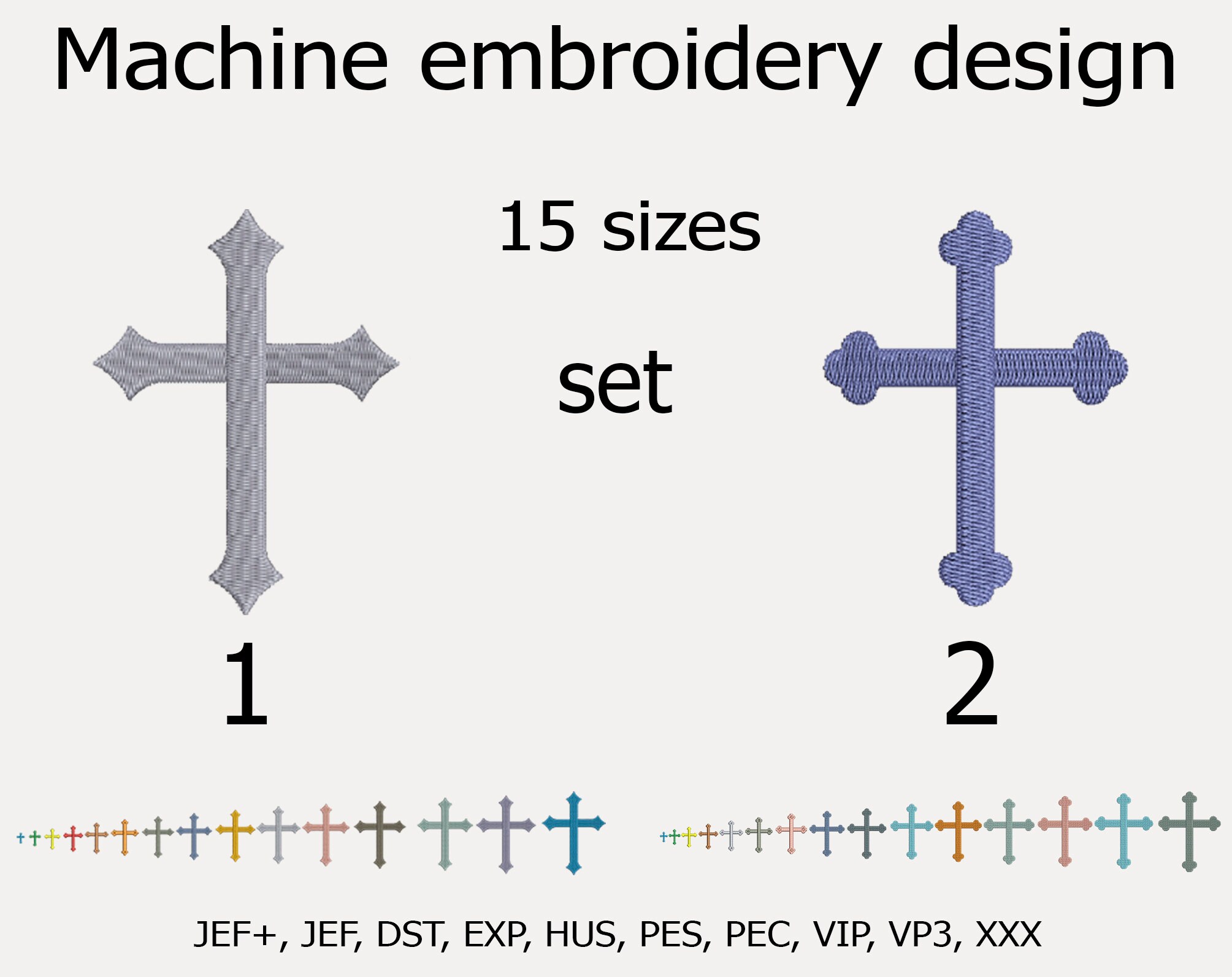 Machine Embroidery Design Christian Cross Embroidery Designs Religious ...