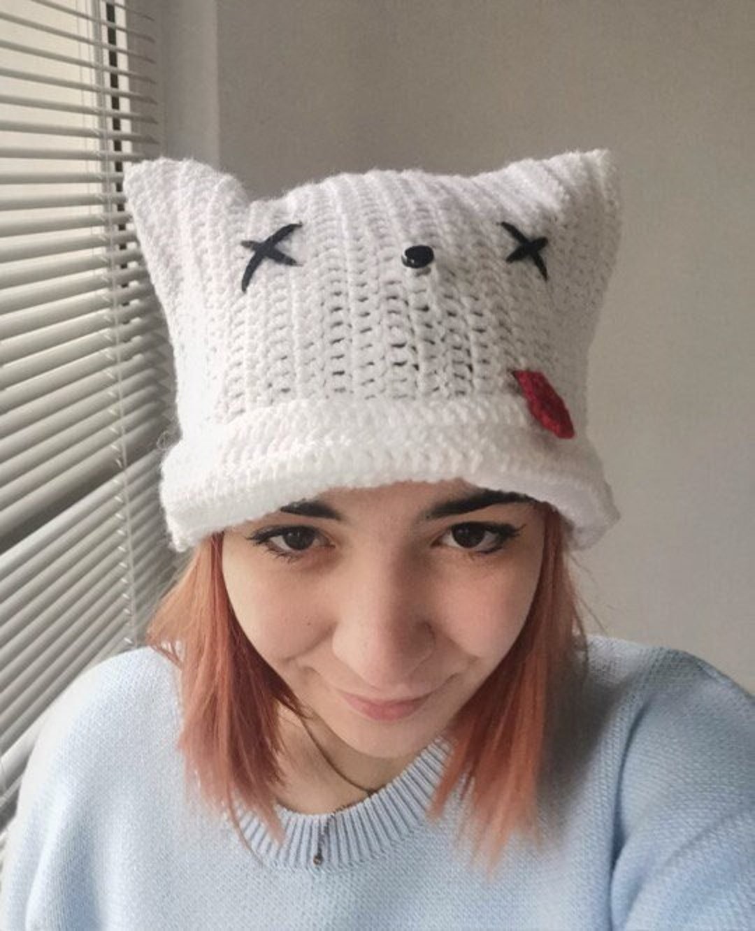 Crochet Anvil Cat Hat Lovejoy Are You Alright EP Etsy