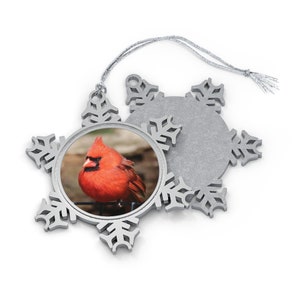 Red Cardinal Christmas Ornament | Red Bird Hanging Ornament | Bird Christmas Tree Decor | Bird Holiday Decor| Cute Bird Lover Christmas Gift