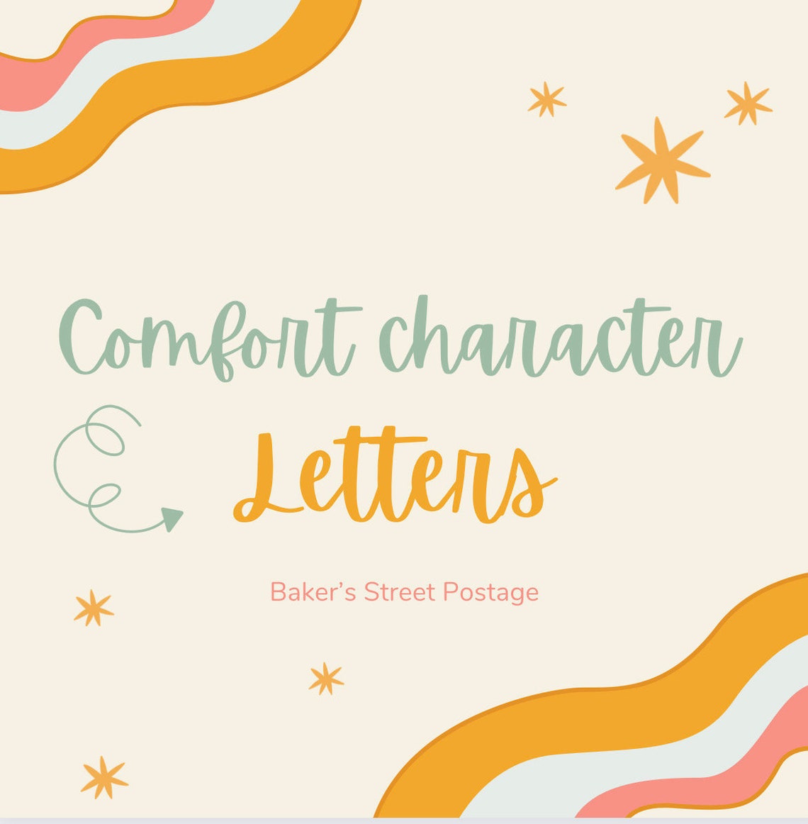 Comfort Character Letter SFW 500 Words Etsy