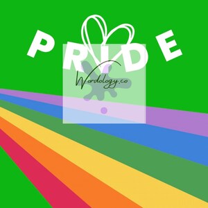 Happy Pride Sticker decal| pride month| LGBTQIA+ sticker | LGBTQ sticker