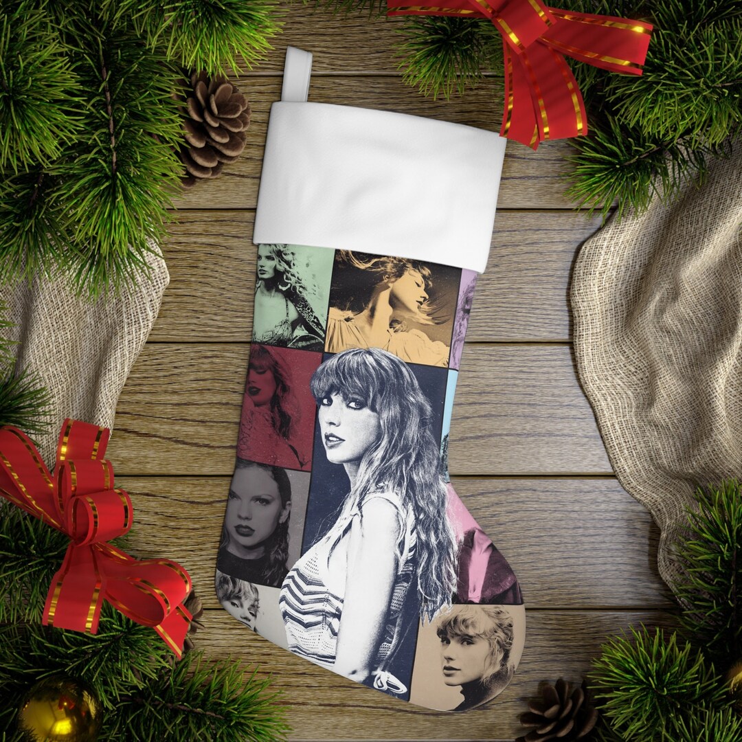 Taylor Music Swift Eras Tour Inspired Christmas Stocking, Eras Tour ...