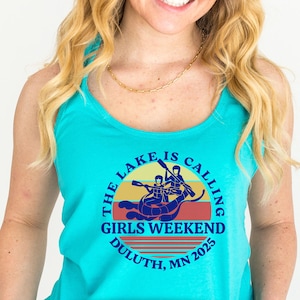 Lake Weekend Girls Trip Tank Top, Girls Weekend Lake Shirt, Custom Girls Weekend Vneck Tee, Girls Trip Float Trip Tanks, Girls Trip Vnecks