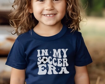 In My Soccer Era T-shirt, Kids Soccer Team Shirt, Cute Soccer Shirt, Gift for Soccer Player, Youth Soccer Shirt, Girls Soccer Tshirt