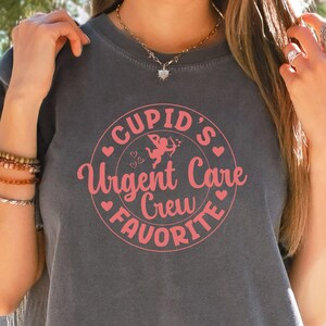 Urgent Care Shirt Valentines, Valentines Urgent Care Comfort Colors, Valentines Urgent Care Nurse Long Sleeve Tee, Urgent Care NP Shirt
