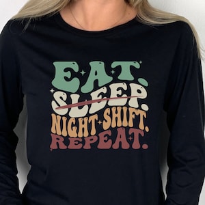 Night Shift ER Tech Tshirt, Funny Night Telemetry Nurse Sweatshirt, Night Shift CNA Tee, Night Shift STNA Shirt, Team Night Shift T-shirt
