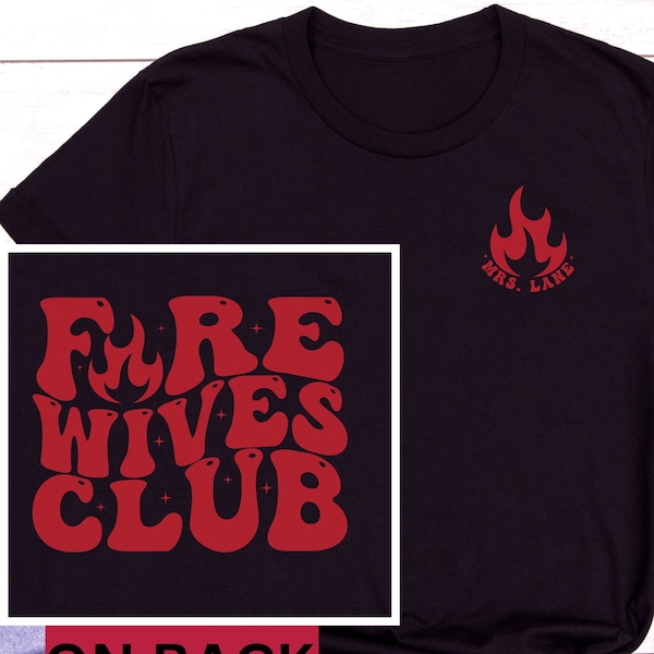 Firefighter Wife Shirt, On My Firefighters Last Nerve Fire Wife Crewneck, Gift for Fire Wife Hoodie, Fireman Wife, Firefighter Fiancée Tee